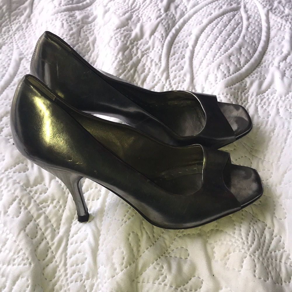 BCBGIRLS Silver Heels
